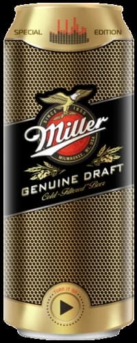 Miller Genuine Draft в банке