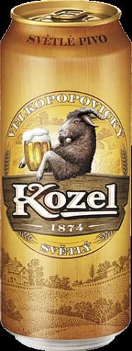 Velkopopovicky Kozel Svetly в банке